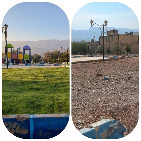 ترمیم و زیباسازی بوستان ولایت