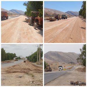 ترمیم و زیباسازی ورودی شهر لومار