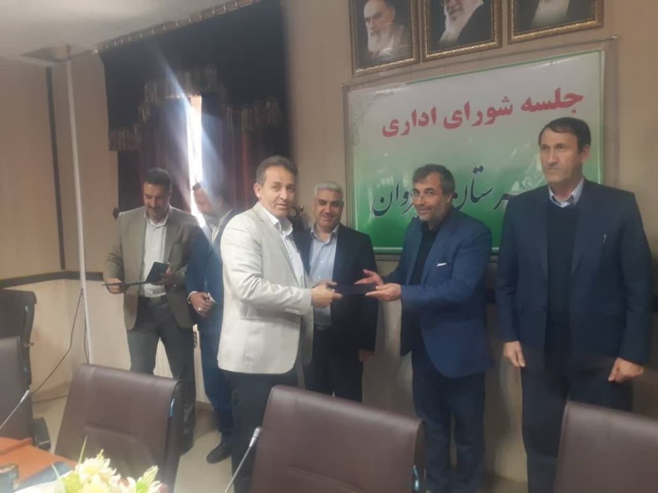 جلسه تودیع و معارفه شهردار لومار