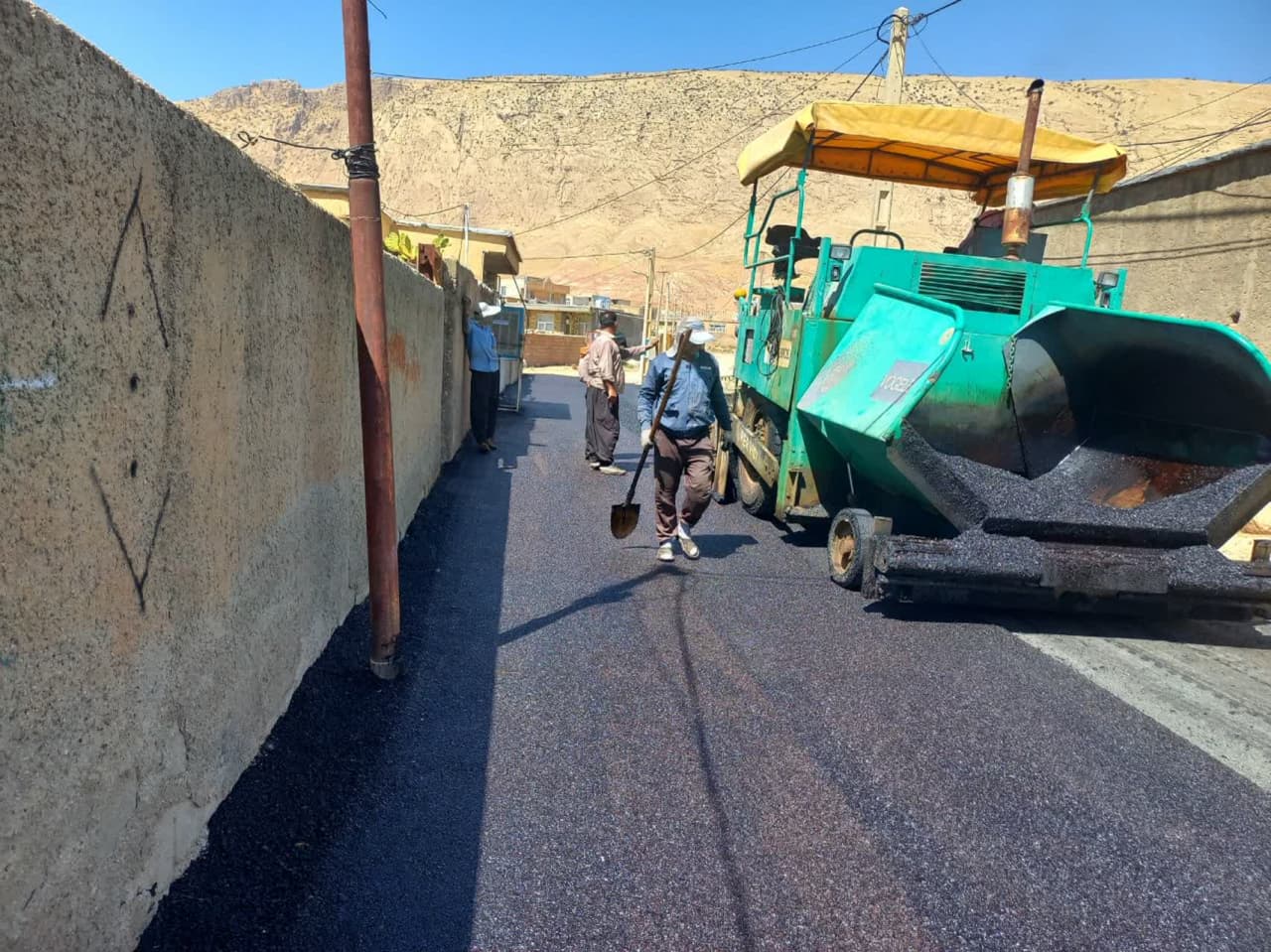آسفالت محله درویشان