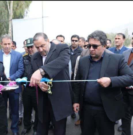 افتتاح ورودی شهر لومار توسط استاندار محترم