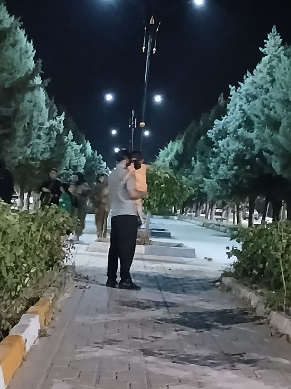 نصب پایه چراغ روشنایی دکوراتیو  در بلوار امام خمینی (ره)